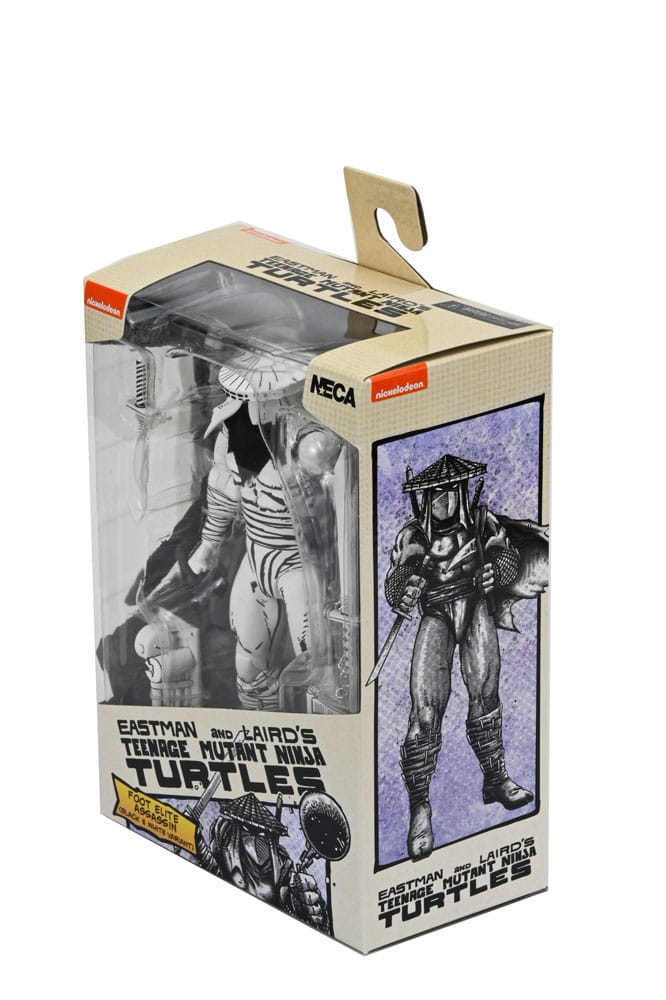 [PREORDER] Teenage Mutant Ninja Turtles Action Figure Foot Assassin Black and White 18 cm