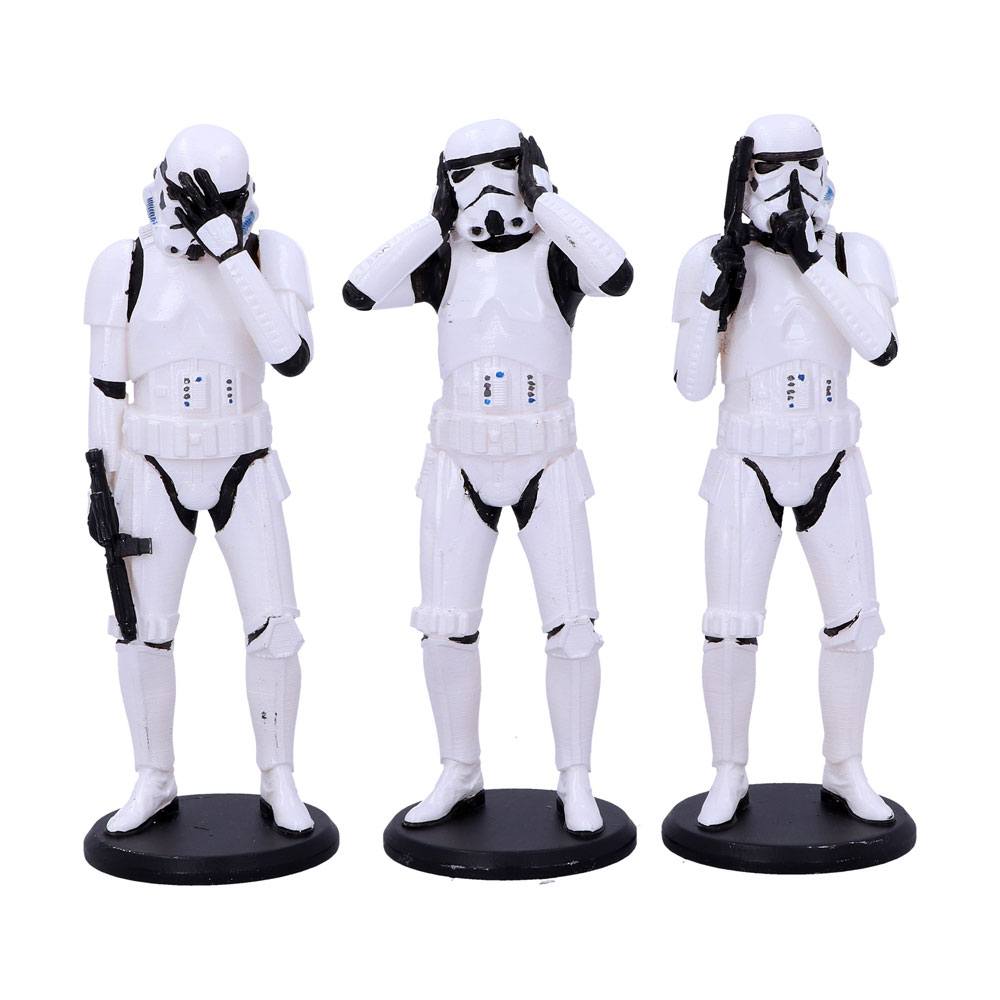 [PREORDER] Original Stormtrooper Figures 3-Pack Three Wise Stormtroopers 14 cm