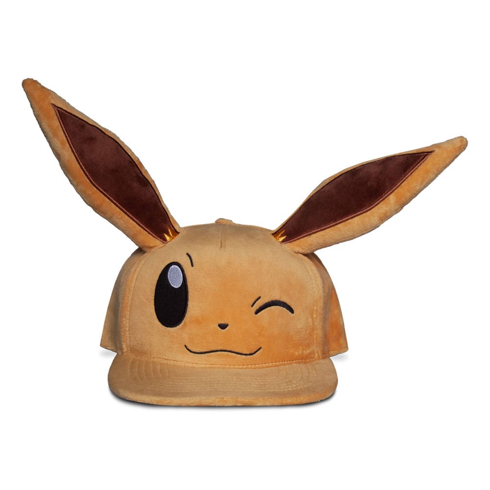 POKEMON - Eevee Winking - Plush Novelty Cap