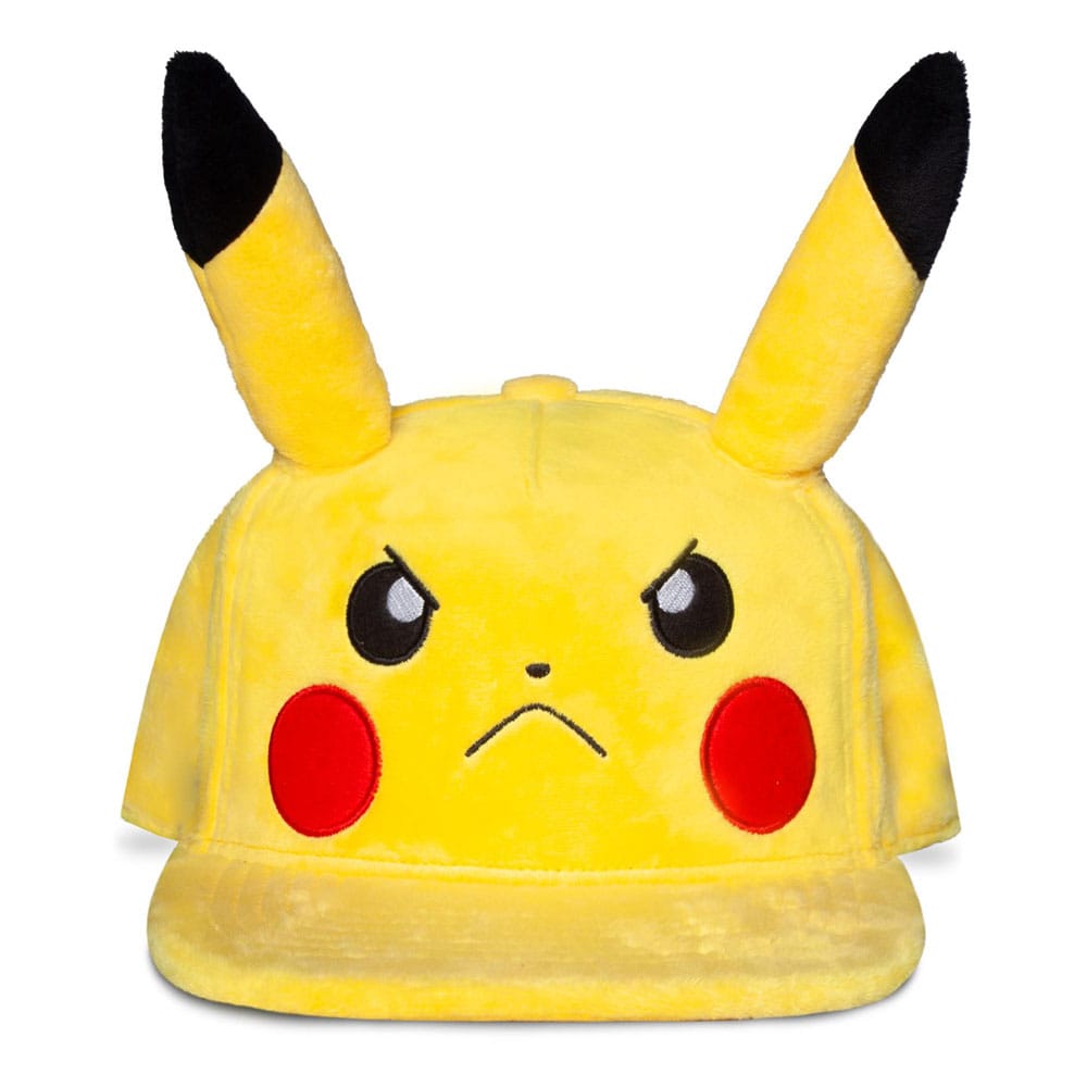 POKEMON - Angry Pikachu - Plush Novelty Cap