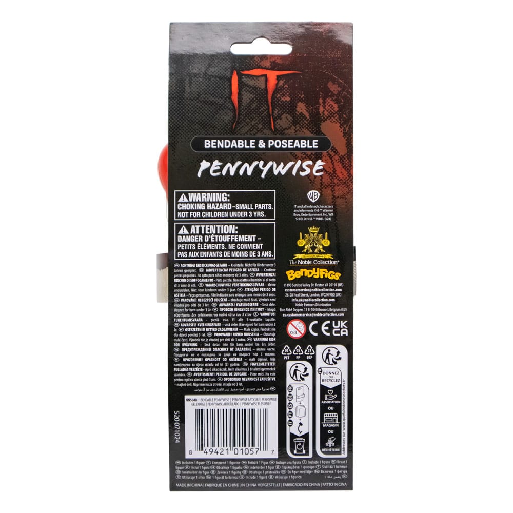 [PREORDER] It Bendyfigs Bendable Figure Pennywise 19 cm