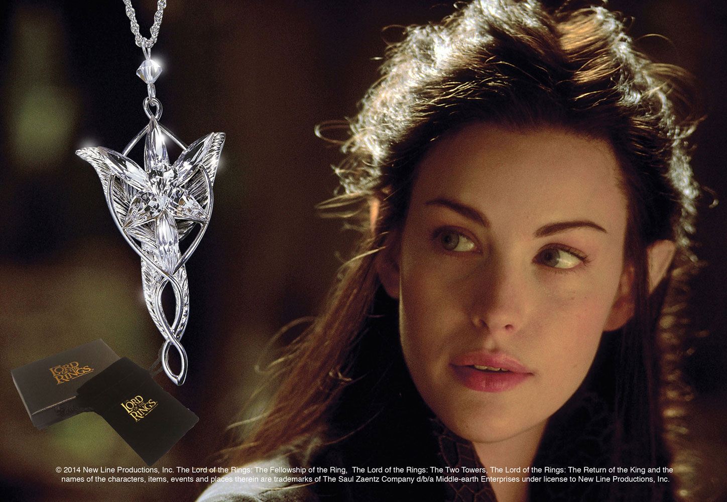[PREORDER] Lord of the Rings Pendant Arwen´s Evenstar (silver plated)