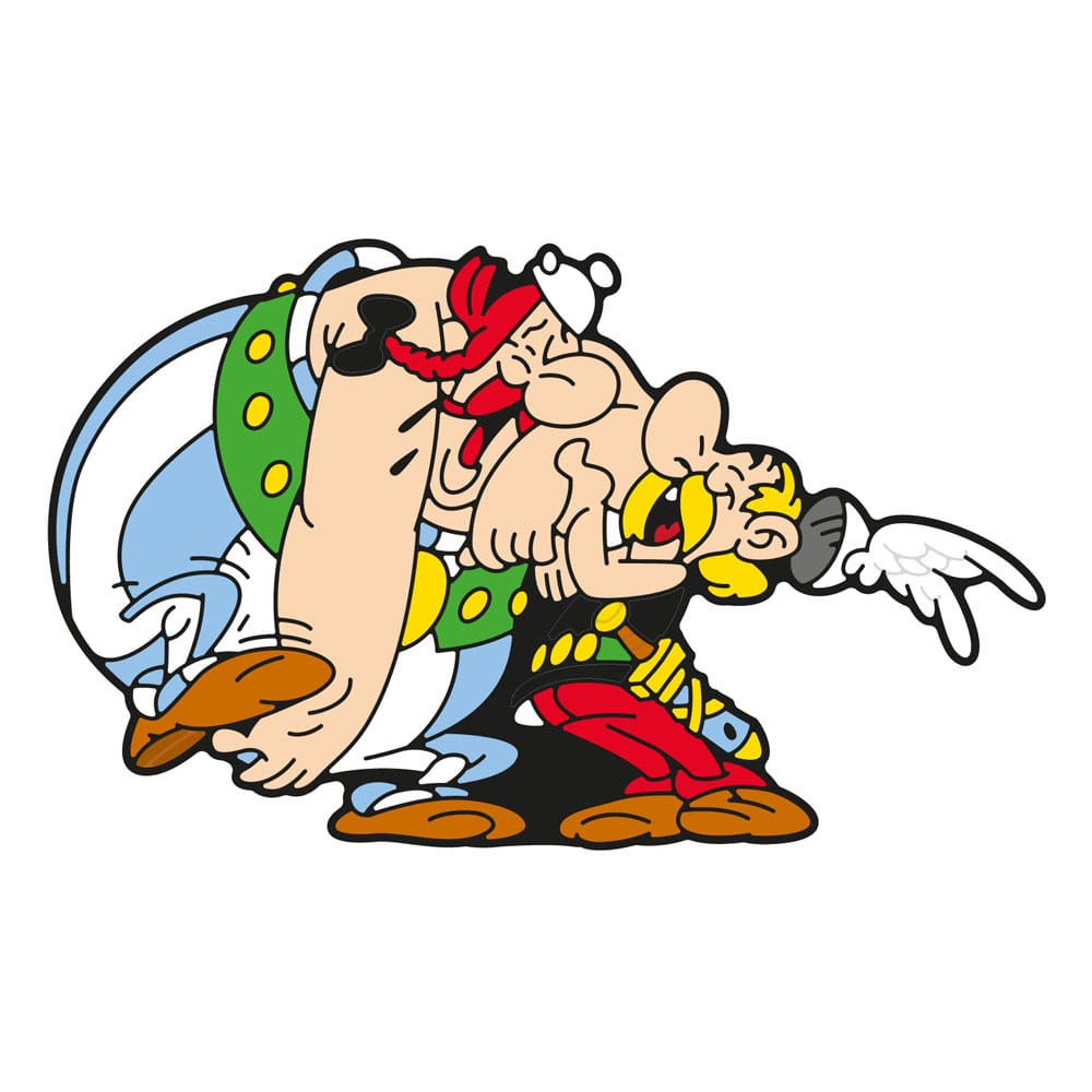 [PREORDER] Asterix Fridge Magnet Asterix & Obelix Laughing 6 cm
