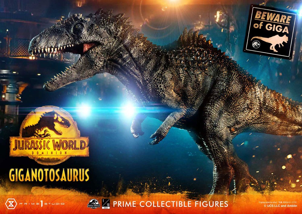 [PREORDER] Jurassic World Dominion Prime Collectibles Statue 1/38 Giganotosaurus Toy Version 22 cm