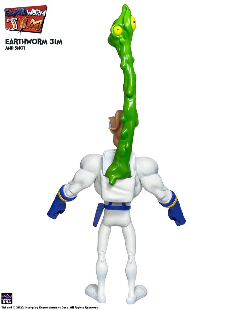 [PREORDER] Earthworm Jim Action Figure Wave 1: Earthworm Jim & Snot 15 cm