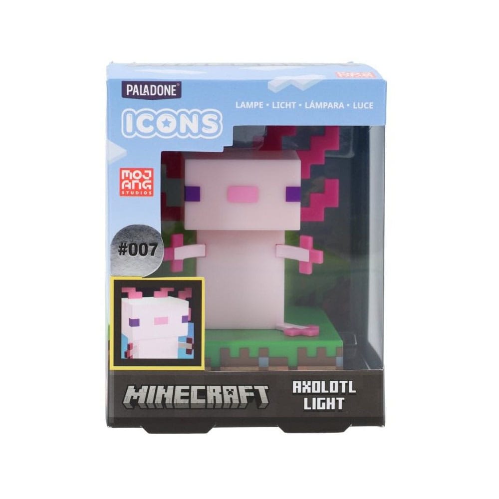 MINECRAFT - Axolotl - Icon Light 4.3inch