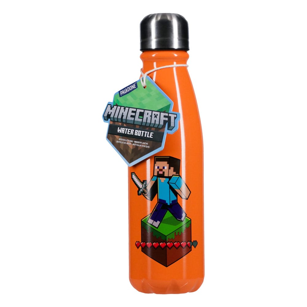MINECRAFT - Steve - Metal Water Bottle 500ml