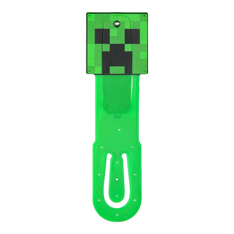 MINECRAFT - Creeper Book Light & Bookmark