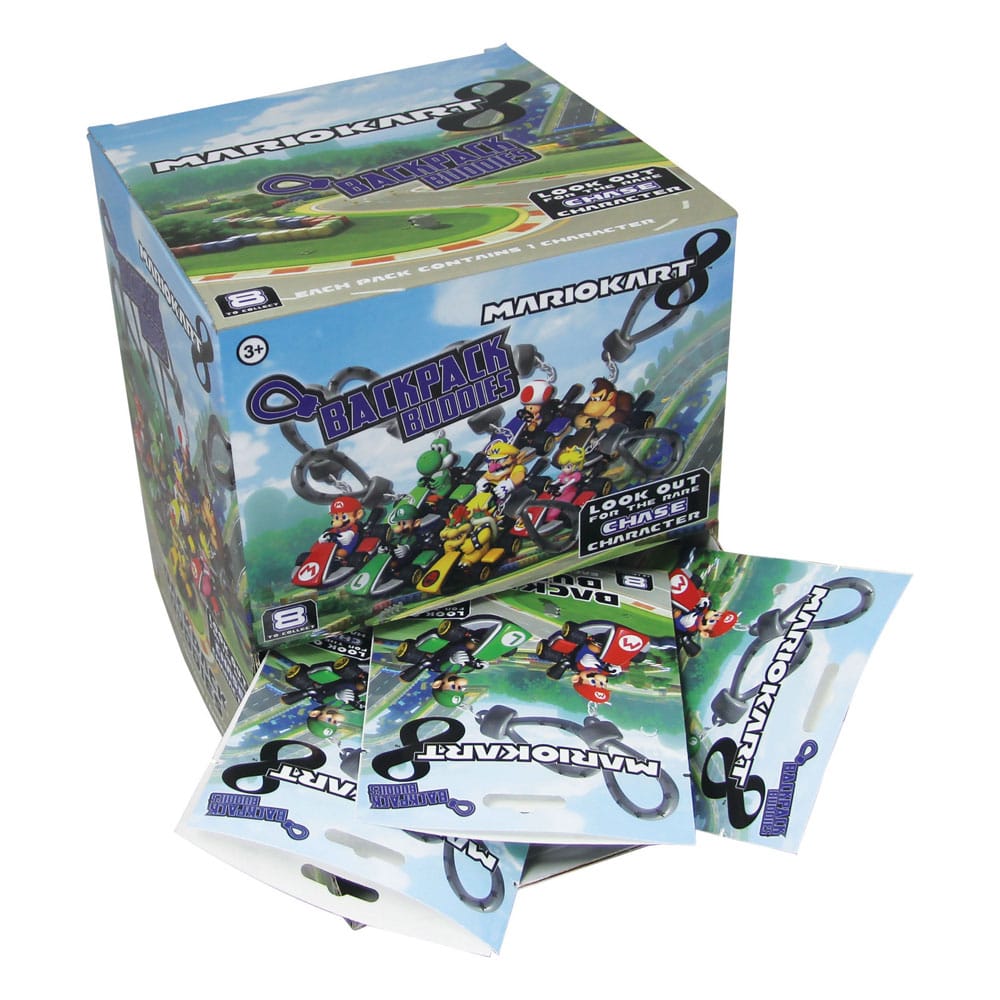 MARIO KART - Backpack Buddies (Display 24 Pcs)