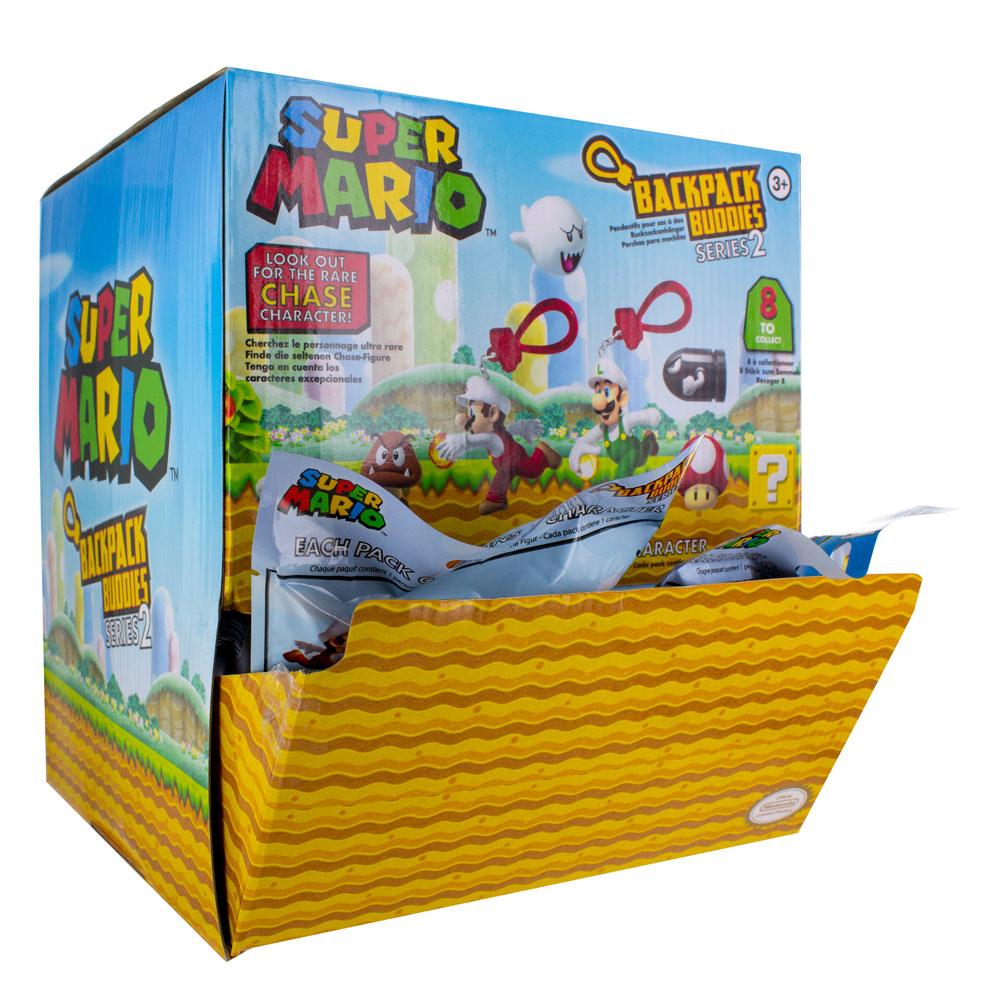 [PREORDER] Super Mario Backpack Buddies Mystery Bags Display Series 2 (24)