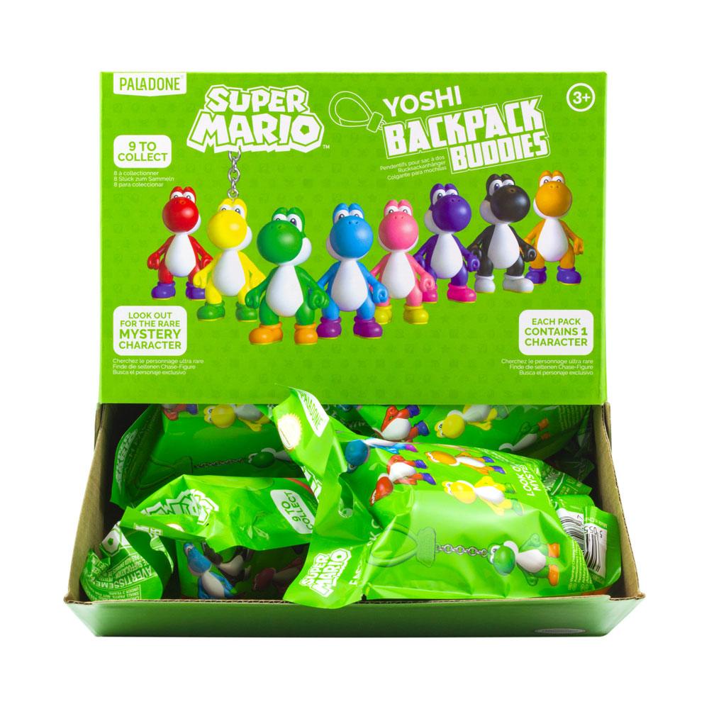 [PREORDER] Super Mario Backpack Buddies Mystery Bags Display Yoshi (12)
