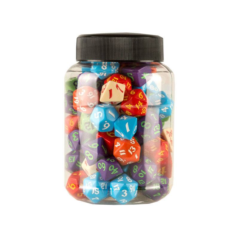[PREORDER] Round Jar of Classic RPG Dice (80)