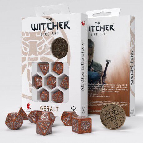 [PREORDER] The Witcher Dice Set Geralt The Monster Slayer (7)