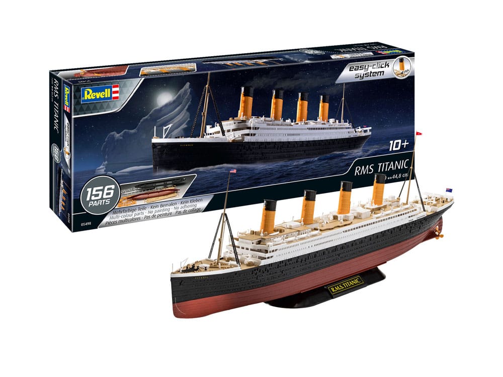 [PREORDER] Titanic Easy-Click Model Kit 1/600 R.M.S. Titanic 45 cm