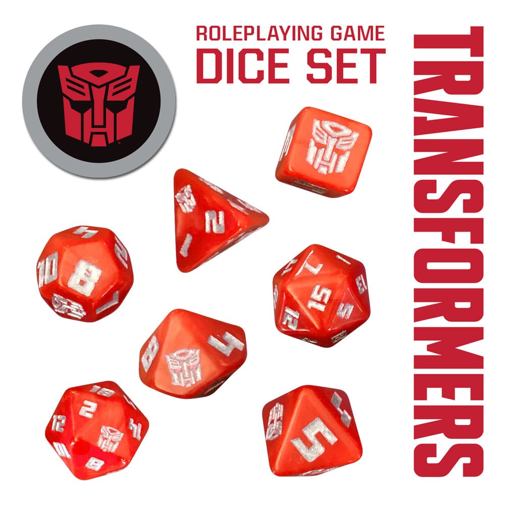 [PREORDER] Transformers RPG Dice Set