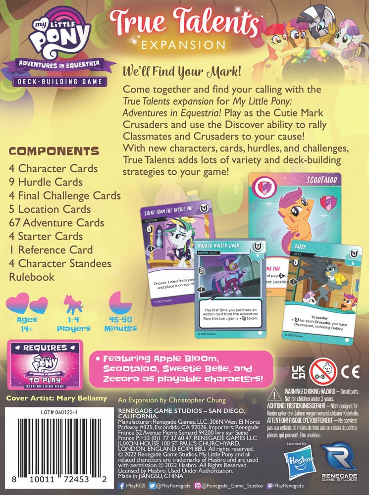[PREORDER] My Little Pony card game Deck-Building True Talents Expansion *Englische Version*