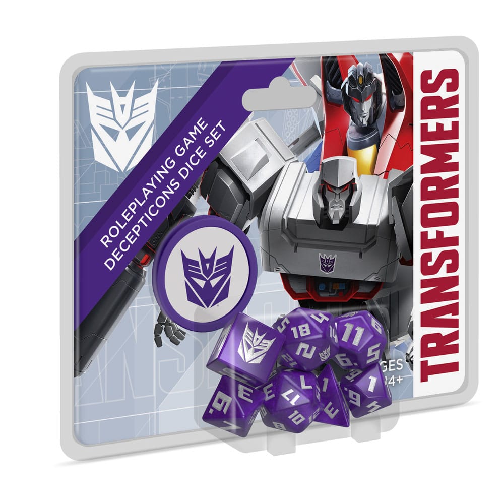 [PREORDER] Transformers RPG Dice Set Decepticon