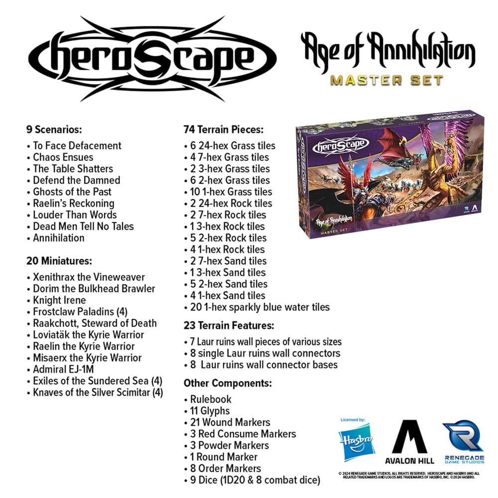 [PREORDER] Heroscape board game Age of Annihilation Master Set *English Version*