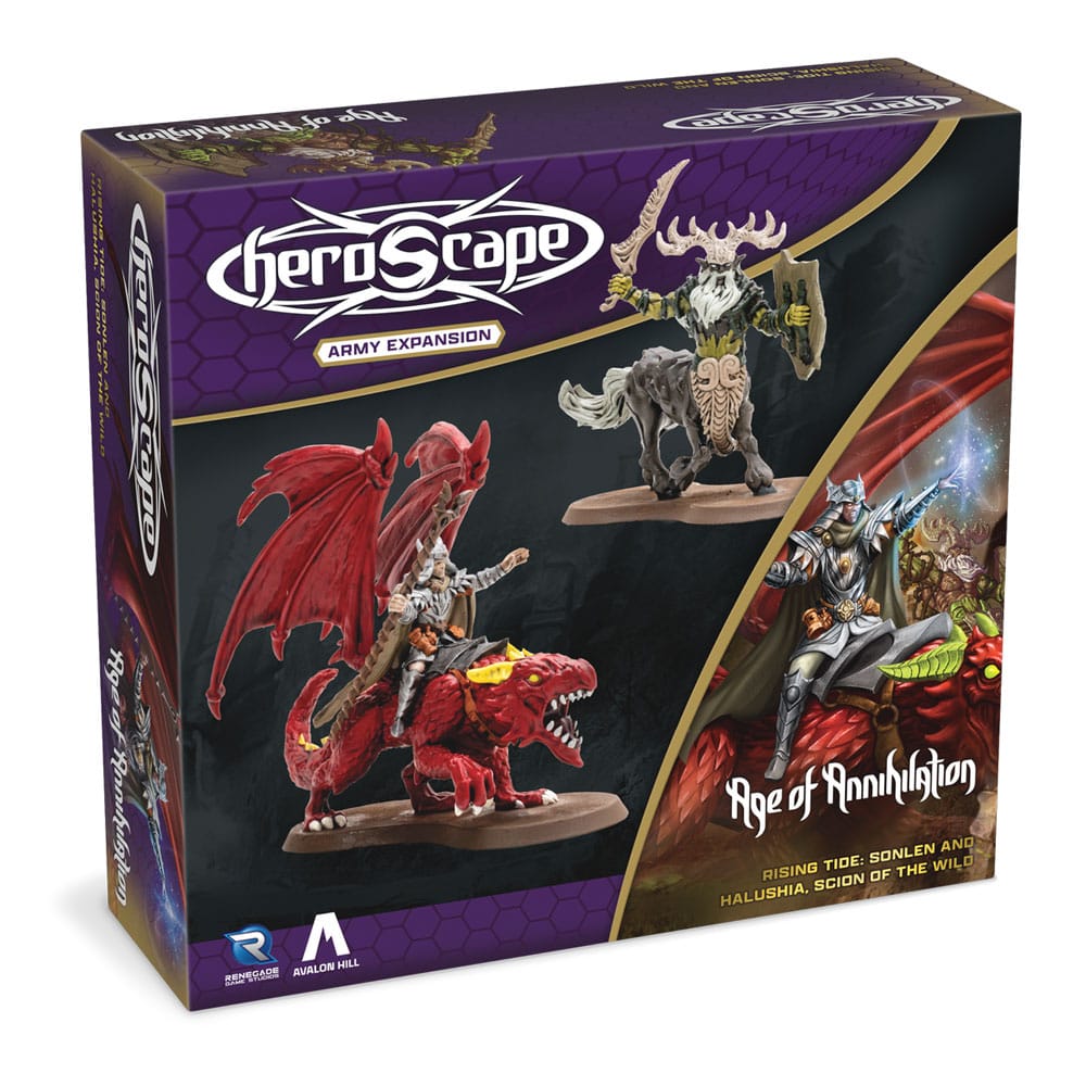 [PREORDER] Heroscape Expansion Rising Tide - Sonlen & Halushia, Scion of the Wild Army *English Version*