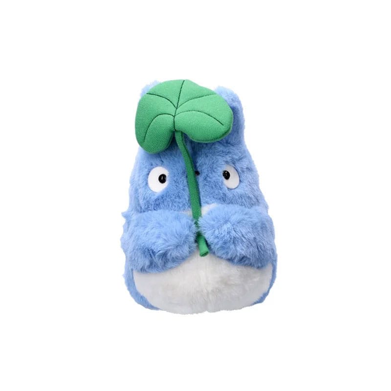 MY NEIGHBOUR TOTORO - Blue Totoro with leaf - Nakayoshi Plush