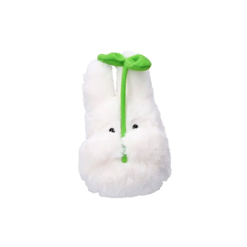 MY NEIGHBOUR TOTORO - White Totoro with leaf - Nakayoshi Plush