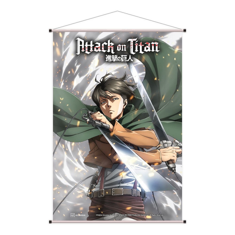 [PREORDER] Attack on Titan Wallscroll Levi Ackermann 60 x 90 cm