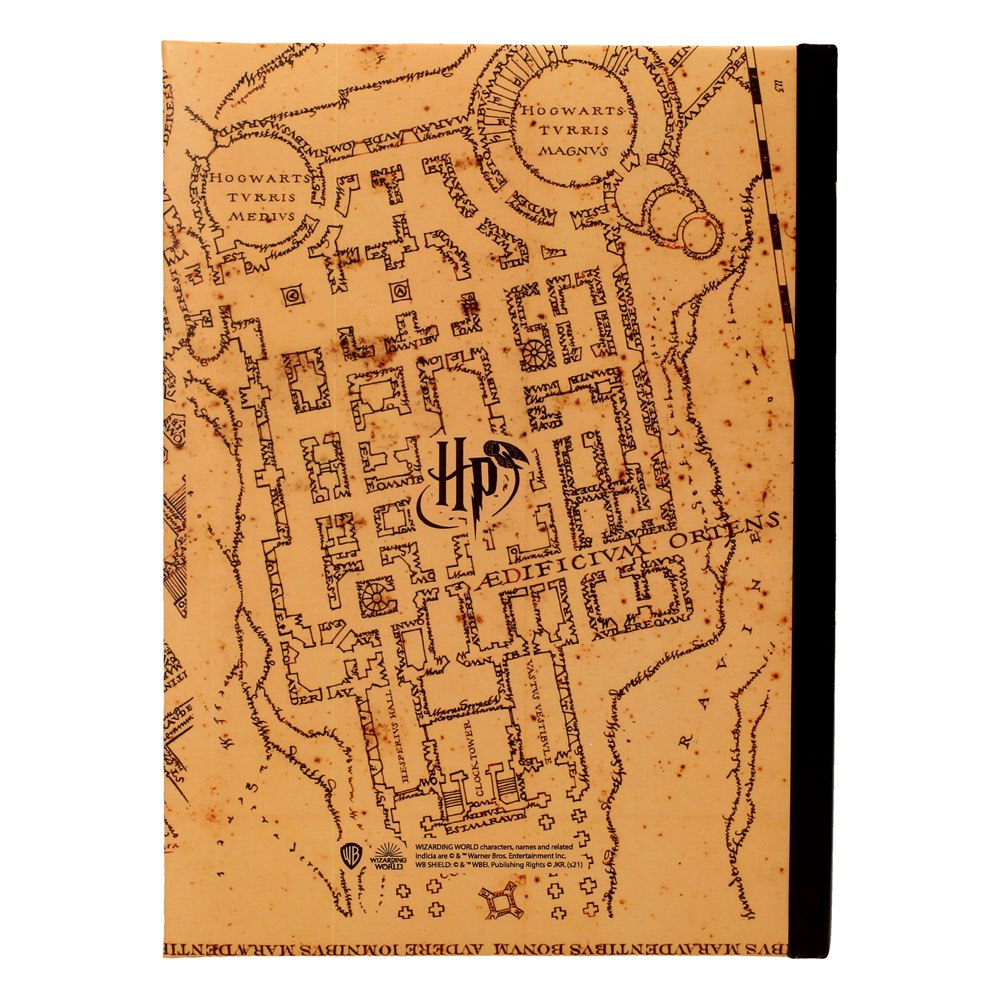 HARRY POTTER - Marauder's Map - Notebook with Light "15x25x3cm"