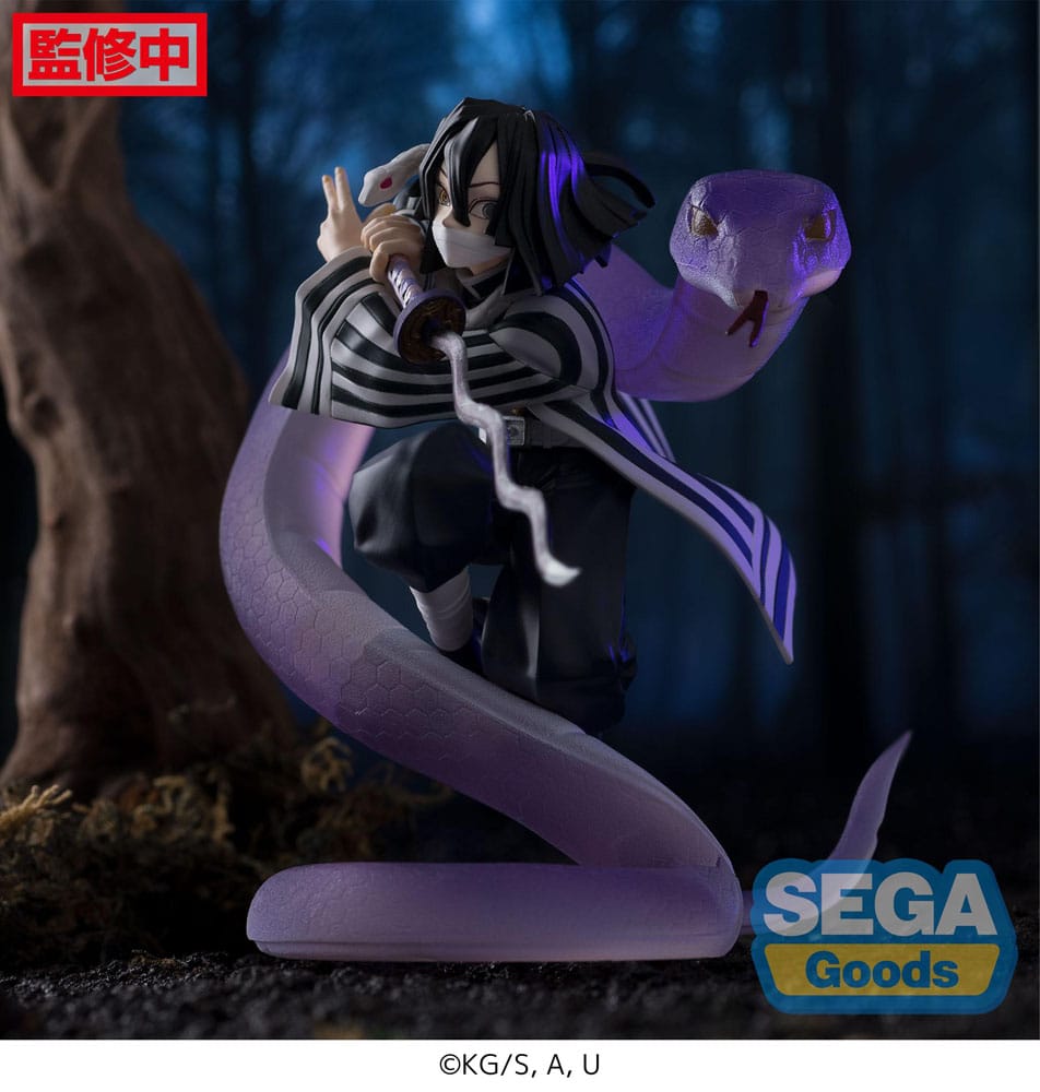 DEMON SLAYER - Obanai Iguro - Statue Xross Link Anime 14cm