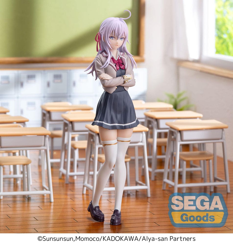 ALYA SOMETIMES HIDES HER FEELINGS .. - Alya - Statue Luminasta 18cm