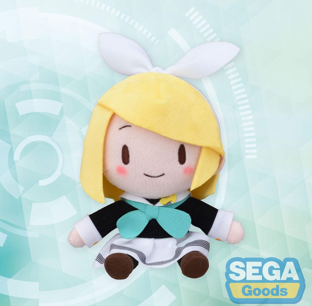 [PREORDER] Character Vocal Series 02: Kagamine Rin/Len Fuwa Petit Mini Plush Figure Kagamine Rin Uniform Ver. (EX) 16 cm
